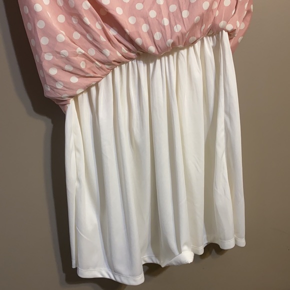 NWT. Blush Polka Dot Delia’s Dress - Picture 6 of 6